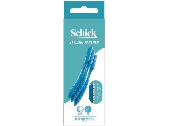 シック 顔・眉毛用カミソリ 3本 1個（ご注文単位1個）【直送品】