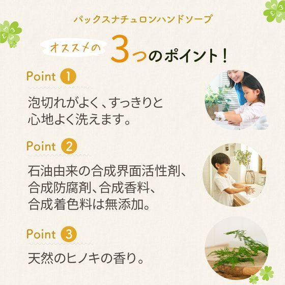 太陽油脂 パックスナチュロン ハンドソープ 260mL 1個(ご注文単位1個)【直送品】