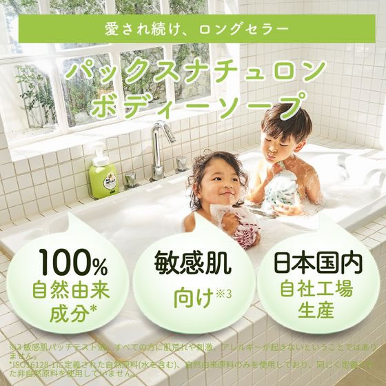 太陽油脂 パックスナチュロン ボディソープ N 500mL 1本(ご注文単位1本)【直送品】