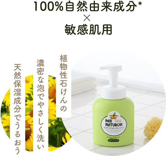 太陽油脂 パックスナチュロン ボディソープ N 500mL 1本(ご注文単位1本)【直送品】