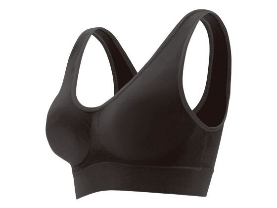 グローバル・ジャパン ゆる圧ブラ L～LL ブラック 1枚（ご注文単位1枚）【直送品】