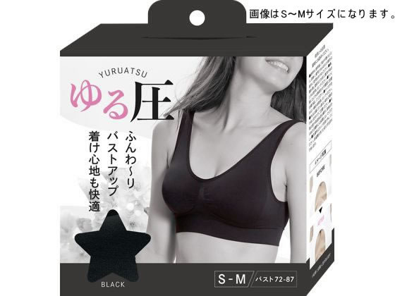 グローバル・ジャパン ゆる圧ブラ L~LL ブラック 1枚(ご注文単位1枚)【直送品】