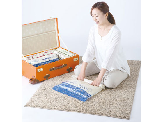 東和産業 VO 押すだけ衣類圧縮パック L 2枚 1袋(ご注文単位1袋)【直送品】