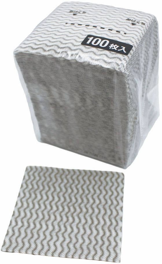 やなぎプロダクツ カウンタークロス ミニ グレー 100枚 KT-035 1袋(ご注文単位1袋)【直送品】