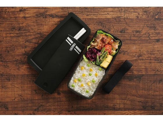 サーモス フレッシュランチボックス 700mL ブラックシルバー DJS-701BKSL 1個(ご注文単位1個)【直送品】