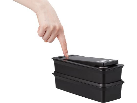 サーモス フレッシュランチボックス 980mL ブラックシルバー DJS-981WBKSL 1個(ご注文単位1個)【直送品】