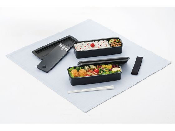 サーモス フレッシュランチボックス 980mL ブラックシルバー DJS-981WBKSL 1個(ご注文単位1個)【直送品】