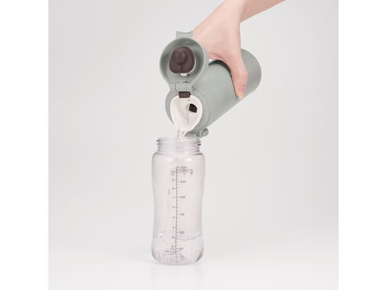 サーモス 調乳用ステンレスボトル グレー JPA-350BGY 1個(ご注文単位1個)【直送品】