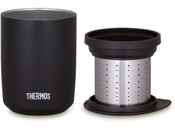 サーモス 真空断熱ティータンブラー 400mLストーンブラック JTB-400FISTB 1個(ご注文単位1個)【直送品】