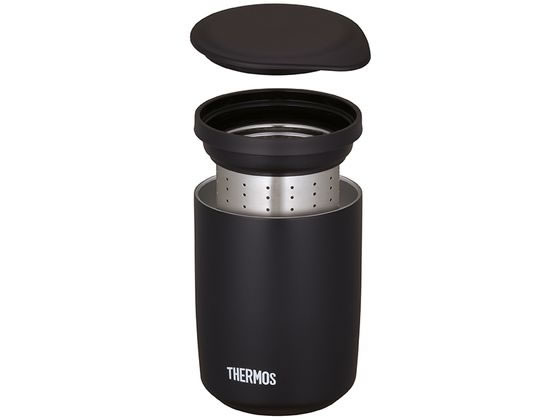 サーモス 真空断熱ティータンブラー 400mLストーンブラック JTB-400FISTB 1個(ご注文単位1個)【直送品】