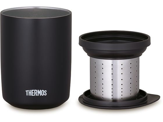 サーモス 真空断熱ティータンブラー 500mLストーンブラック JTB-500FISTB 1個(ご注文単位1個)【直送品】