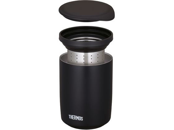 サーモス 真空断熱ティータンブラー 500mLストーンブラック JTB-500FISTB 1個(ご注文単位1個)【直送品】