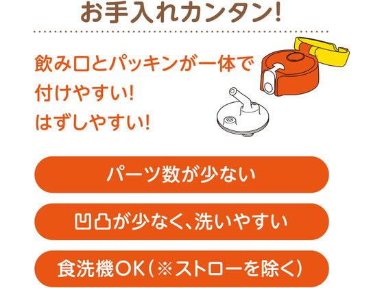 サーモス 真空断熱ストローボトル イエローオレンジ FJV-400FBY-OR 1個(ご注文単位1個)【直送品】