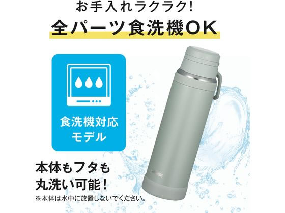 サーモス 真空断熱ケータイマグ 1L ネイビー JOY-1000NVY 1個（ご注文単位1個）【直送品】