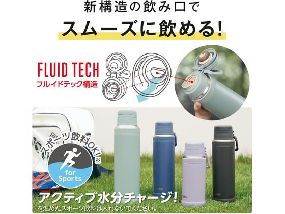 サーモス 真空断熱ケータイマグ 1.5L アッシュグリーン JOY-1500ASG 1個（ご注文単位1個）【直送品】