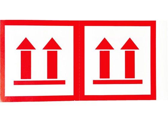 TRUSCO 荷札 「天地無用」 14枚×10 1組（ご注文単位1組）【直送品】