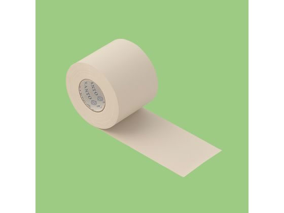 関東器材 非粘着テープ アイボリー 50mmx18m 120個 CT-5018I 1箱（ご注文単位1箱）【直送品】