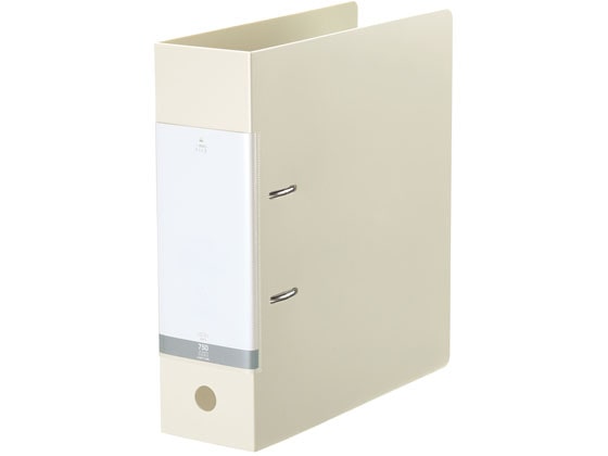 リヒトラブ リクエスト D型リングファイル A4タテ 背幅88mm 白 G2290 1冊（ご注文単位1冊）【直送品】