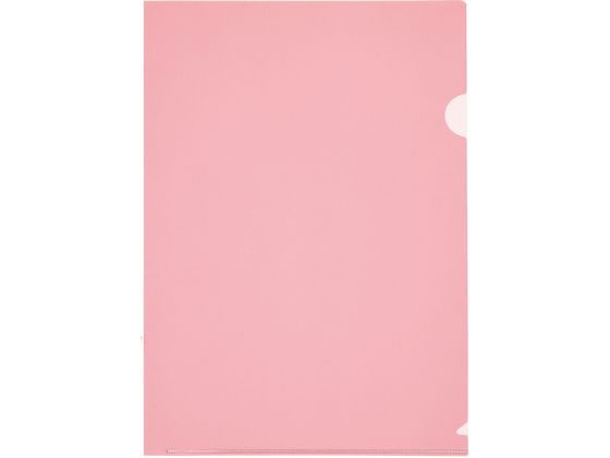 プラス クリアーホルダー高透明 A4 10枚 レッド 80164 FL-184HO 1パック（ご注文単位1パック）【直送品】