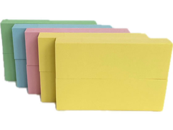 C.L.C N’s強粘着ふせん 75×25 パステル10冊 KNSF-03 1パック（ご注文単位1パック）【直送品】