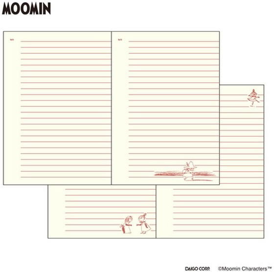 ダイゴー 日記 イージージャーナル B6 ムーミン レッド R2363 1冊(ご注文単位1冊)【直送品】