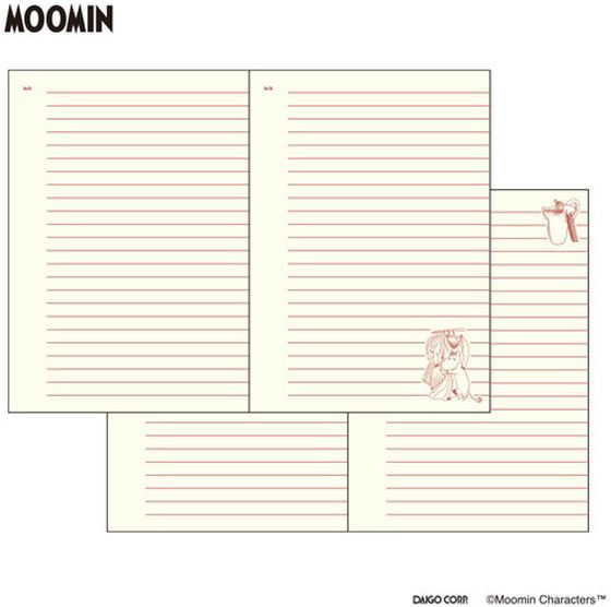 ダイゴー 日記 イージージャーナル B6 ムーミン レッド R2363 1冊(ご注文単位1冊)【直送品】
