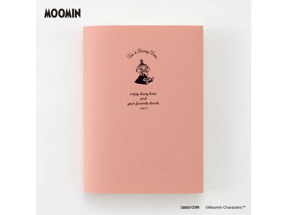 ダイゴー 日記 夜とカフェオレと日記帳 A6 リトルミイ ピンク R2370 1冊（ご注文単位1冊）【直送品】