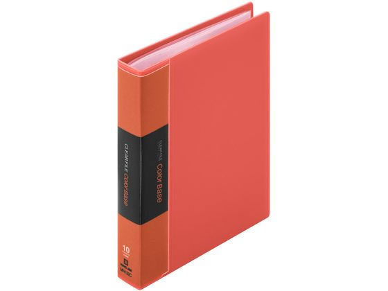 キングジム キングミニ ミニカラーベース 赤 MN132C-R 1冊(ご注文単位1冊)【直送品】