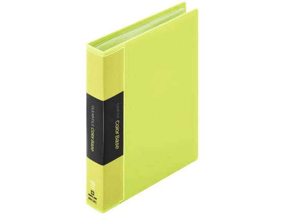 キングジム キングミニ ミニカラーベース 黄緑 MN132C-YG 1冊(ご注文単位1冊)【直送品】