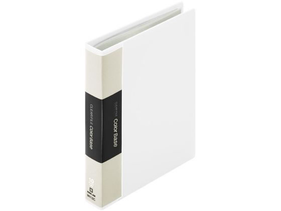 キングジム キングミニ ミニカラーベース 白 MN132C-W 1冊(ご注文単位1冊)【直送品】