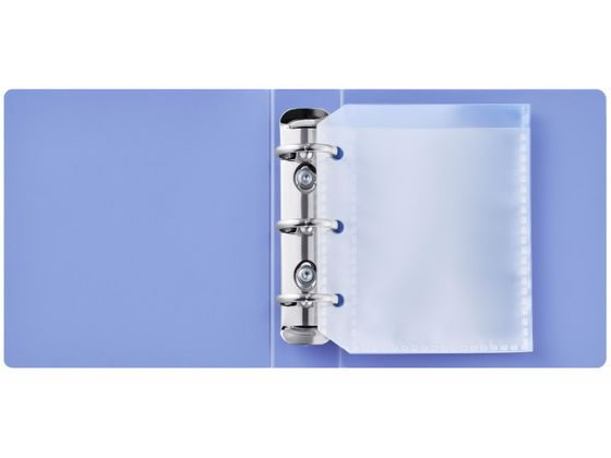 キングジム キングミニ ミニリングファイル 3穴バインダー 緑 MN637-G 1冊(ご注文単位1冊)【直送品】