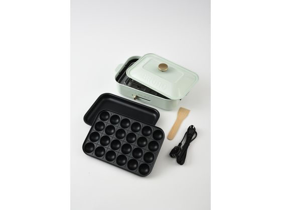 BRUNO コンパクトホットプレート 若草 BOE021-WAKAKUSA 1台（ご注文単位1台）【直送品】