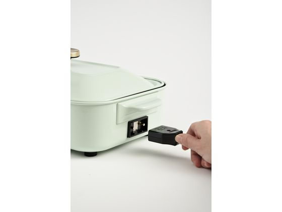 BRUNO コンパクトホットプレート 若草 BOE021-WAKAKUSA 1台（ご注文単位1台）【直送品】