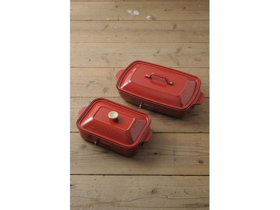 BRUNO ホットプレート グランデサイズ レッド BOE026-RD 1台（ご注文単位1台）【直送品】