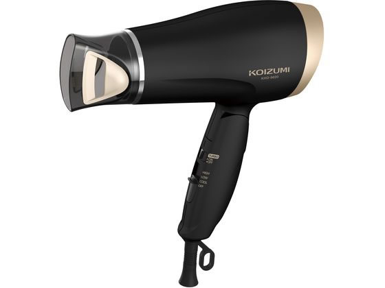 KOIZUMI マイナスイオンヘアドライヤー ブラック KHD9620K 1個（ご注文単位1個）【直送品】