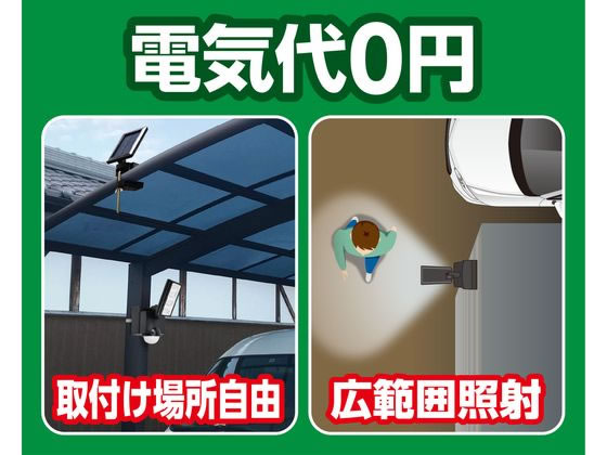 朝日電器 ソーラー式 センサーライト ESL-311SL 1個(ご注文単位1個)【直送品】