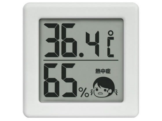 ドリテック 小さいデジタル温湿度計 O-420WT 1個（ご注文単位1個）【直送品】