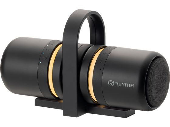 リズム MAGSPEAKER DUO ブラック 9YYA30RH02 1個（ご注文単位1個）【直送品】