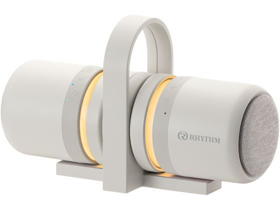 リズム MAGSPEAKER DUO ライトグレー 9YYA30RH08 1個（ご注文単位1個）【直送品】