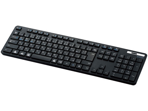エレコム キーボード ワイヤレス フル Bluetooth 抗菌 TK-FBM120KBK 1個（ご注文単位1個）【直送品】