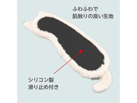 ナカバヤシ ねこのせ リストレスト ロング 白ペルシャ NNS-WR02WH 1個（ご注文単位1個）【直送品】