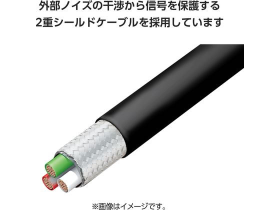 エレコム Type-Cケーブル 1.0m USB3.2 MPA-CC1G10BK 1個(ご注文単位1個)【直送品】