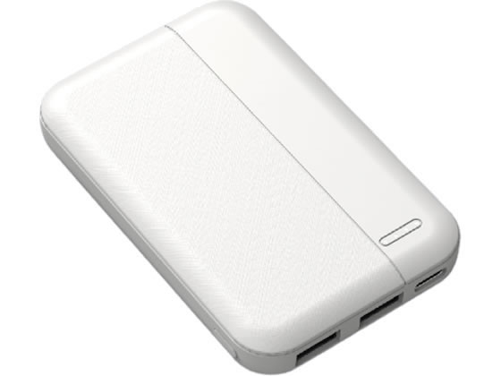 Lazos 5000mAh充電器USB×2 L-MB-005 1個（ご注文単位1個）【直送品】