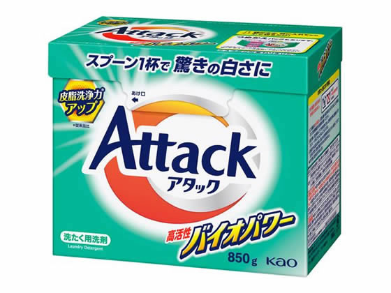 KAO アタック 高活性バイオパワー 大 850g 1個（ご注文単位1個）【直送品】
