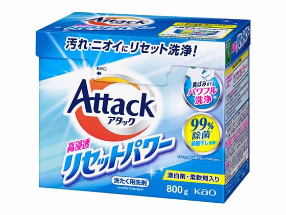 KAO アタック 高浸透リセットパワー 800g 1個（ご注文単位1個）【直送品】