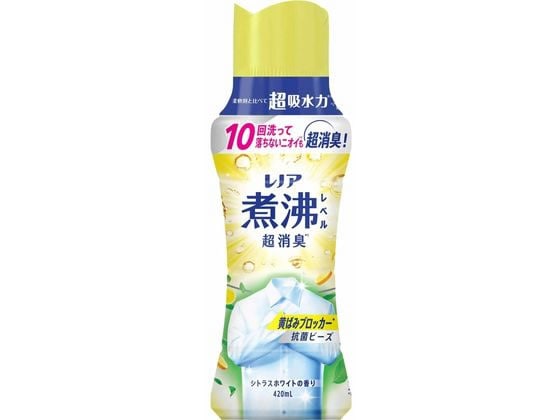 P&G レノア煮沸レベル消臭抗菌ビーズ 黄ばみブロッカー本体420mL 1個（ご注文単位1個）【直送品】