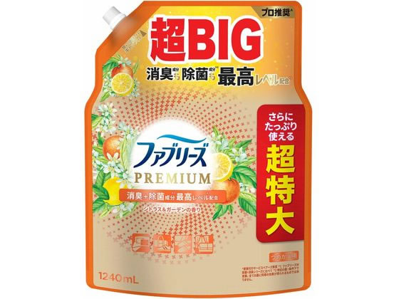P&G ファブリーズ プレミアム シトラス&ガーデン 替 1240mL 1個(ご注文単位1個)【直送品】