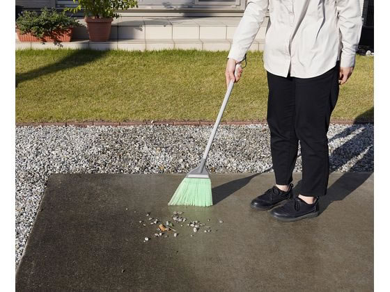 アズマ工業 化繊ほうき 短柄 AZB170 1本(ご注文単位1本)【直送品】