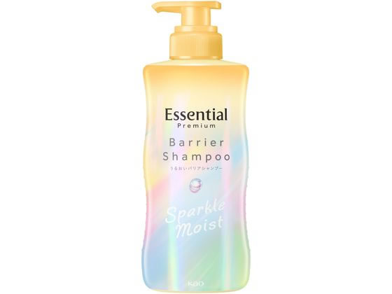 KAO エッセンシャル プレミアム バリアシャンプー モイスト 本体 430mL 1本（ご注文単位1本）【直送品】
