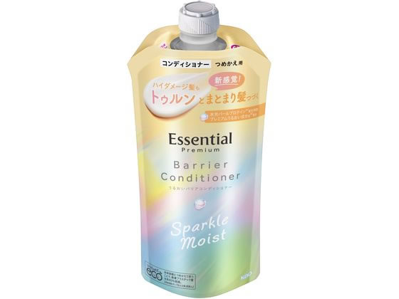 KAO エッセンシャル プレミアム バリアコンディショナー モイスト 詰替用 330mL 1個（ご注文単位1個）【直送品】